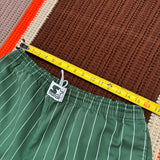 Vintage MSU Gruff Starter Green Sparty Pinstripe Shorts Large (1990s)