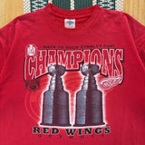 Vintage Detroit Red Wings “Back to Back” T-Shirt X-Large (1998)