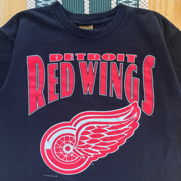 Vintage Detroit Redwings “Big Logo” T-Shirt X-Large (1991)