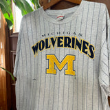 Vintage UofM Pinstriped T-Shirt X-Large (1990s)