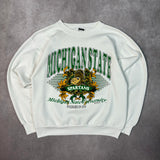 1990s MSU “Paisley” Gruff Sparty Crewneck Sweatshirt Large