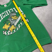 1989 MSU “Warrior Sparty” Raglan Crewneck Sweatshirt XL