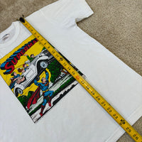 Vintage Superman #19 Comic Book T-Shirt Medium (1980s)