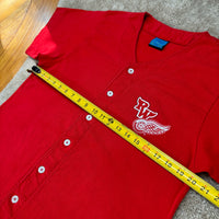 Vintage Detroit Red Wings Baseball Style Jersey Medium (1990s)