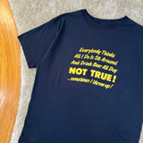 Vintage Funny Statement Shirt Large (1980s)
