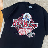 Vintage Detroit Redwings “Western Conference Champs” T-Shirt X-Large (1995)