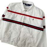 Vintage Polo Ralph Lauren Stripe Harrington Jacket Large (1990s)
