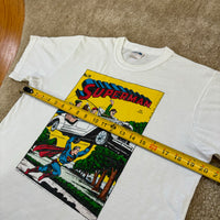 Vintage Superman #19 Comic Book T-Shirt Medium (1980s)