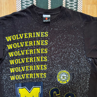 Vintage UofM All Over Print T-Shirt Large (1990s)