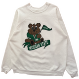 Vintage MSU “Bear” Crewneck Sweatshirt Large (1980s)