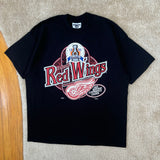 Vintage Detroit Redwings “Western Conference Champs” T-Shirt X-Large (1995)