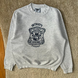 Vintage Detroit Police Department Crewneck Sweatshirt Medium (1990s)