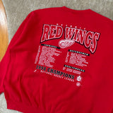 Vintage Detroit Red Wings “Back to Back” Crewneck Sweatshirt XXL (1998)
