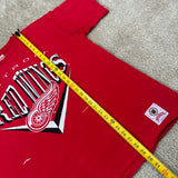 Vintage Detroit Red Wings “Block Letter” T-Shirt XXL (1994)