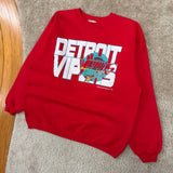 Vintage Detroit Vipers Crewneck Sweatshirt Large (1994)
