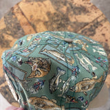 Vintage Budweiser Fishing Snapback Hat (1990s)