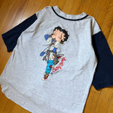 Vintage Betty Boop Baseball T-Shirt Medium
