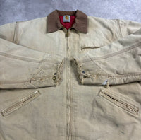 Vintage Carhartt Detroit Jacket XL Tan (1990s)