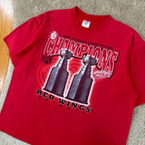 Vintage Detroit Red Wings “Back to Back” T-Shirt X-Large (1998)