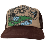 Vintage “River Fishing” Trucker Hat (1980s)