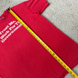 Vintage “Government” Funny Text T-Shirt X-Large (1990s)