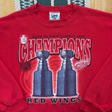 Vintage Detroit Red Wings “Back to Back” Crewneck Sweatshirt XXL (1998)