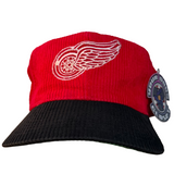 Vintage Detroit Red Wings Corduroy Snapback Hat (1990s)