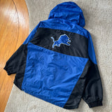 Vintage Detroit Lions Pro Player Windbreaker Jacket Large (1990s)