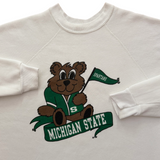 Vintage MSU “Bear” Crewneck Sweatshirt Large (1980s)