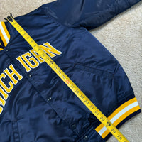 Vintage UofM Starter Satin Jacket Large (1980s)