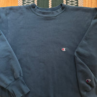 Vintage Teal Champion Reverse Weave Sweatshirt Large (1990s)