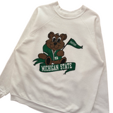 Vintage MSU “Bear” Crewneck Sweatshirt Large (1980s)