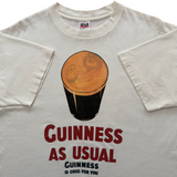 Vintage “Guinness as Usual” T-Shirt X-Large (1990s)
