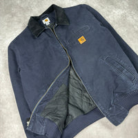 Y2K Carhartt Bankston Jacket Navy Medium (2000s)