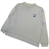 Vintage Detroit Lions Striped Crewneck Sweatshirt Large (1990s)