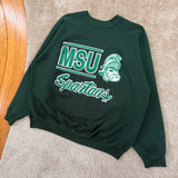 Vintage MSU “Gruff Sparty” Crewneck Sweatshirt X-large (1990s)