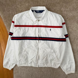 Vintage Polo Ralph Lauren Stripe Harrington Jacket Large (1990s)