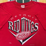 Vintage Detroit Red Wings “Block Letter” T-Shirt XXL (1994)