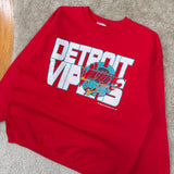Vintage Detroit Vipers Crewneck Sweatshirt Large (1994)