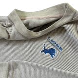 Vintage Detroit Lions Striped Crewneck Sweatshirt Large (1990s)