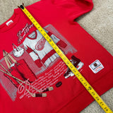 Vintage Detroit Red Wings “Embroidered” Crewneck Sweatshirt Large (1991)