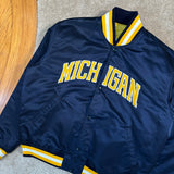 Vintage UofM Starter Satin Jacket Large (1980s)