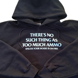 Y2K “Ammo” Funny Text Hoodie Sweatshirt Large (2000s)