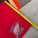 Vintage Detroit Redwings Cotton Shorts Large (1990s)