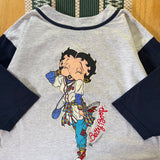 Vintage Betty Boop Baseball T-Shirt Medium