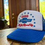 Vintage Chevrolet Mesh Trucker Snapback Hat (1986)
