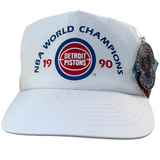 Vintage Detroit Pistons “NBA Champions” Snapback Hat (1990)