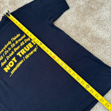 Vintage Funny Statement Shirt Large (1980s)