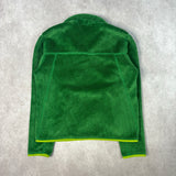 Y2K Patagonia Women’s Green Fleece Pull Over Small (2000s)