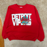 Vintage Detroit Vipers Crewneck Sweatshirt Large (1994)